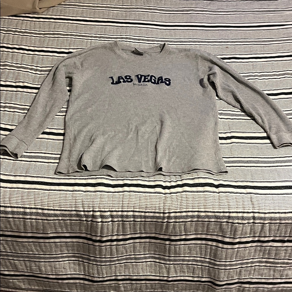 Gray Las Vegas Long Sleeve Shirt